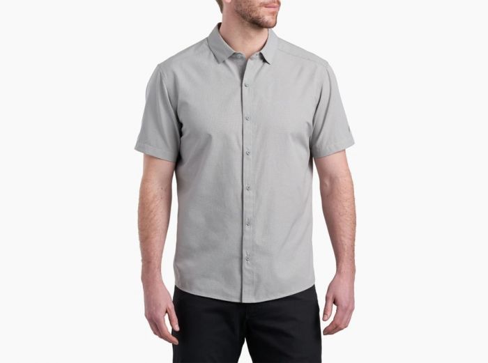 Kuhl Breeze Short Sleeve Mens Shirt - Cloud Grey